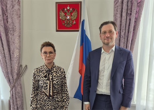 Дамир Мухетдинов встретился с заместителем президента РАН Талией Хабриевой