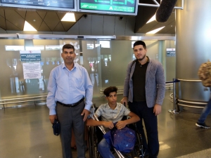 Иракский мальчик  Касим Алькадим вновь прибыл в Москву 