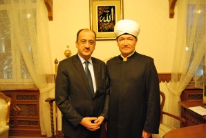 Встреча Муфтия шейха Равиля Гайнутдина с Послом Турции Умитом Ярдымом 