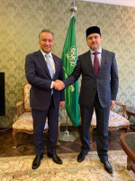 عباسوف يلتقي مع سعادة سفير المملكة العربية السعودية بموسكو