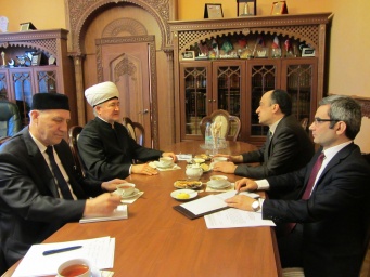 Mufti sheikh Ravil Gaynutdin met with the Turkish ambassador