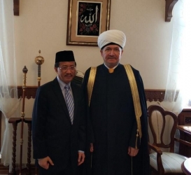  Посол Республики Индонезия    М. Вахид Суприяди поздравил Муфтия Шейха Равиля Гайнутдина с наступлением священного месяца Рамадан  