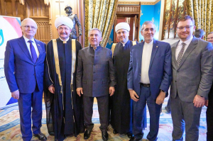Муфтий Шейх Равиль Гайнутдин принял участие во встрече руководства ГСВ «Россия-Исламский мир» с послами мусульманских стран 