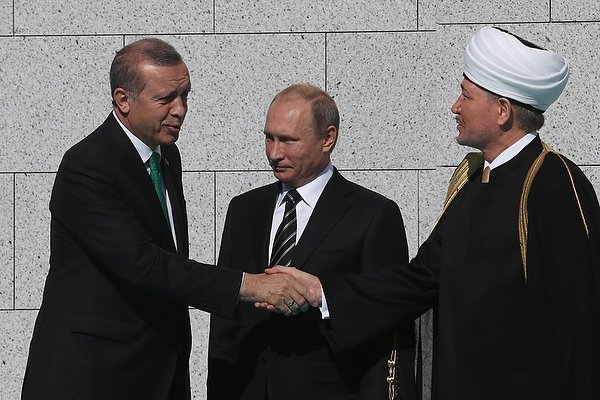 Муфтий Шейх Равиль Гайнутдин поздравляет избранного Президента Турции Реджепа Тайипа Эрдогана