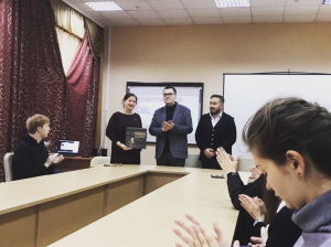 Руководитель департамента культуры ДУМ РФ Ренат Абянов и историк Марат Сафаров встретились со студентами в Саранске 