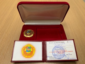 Имам-мухтасиб Рамиль хазрат Фасхудинов награжден знаком за заслуги перед Пушкинским муниципальным районом 