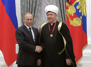 Муфтий Шейх Равиль Гайнутдин  направил поздравления Президенту Российской Федерации Владимиру Владимировичу Путину