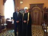 Председатель Совета муфтиев России встретился с Чрезвычайным и Полномочным Послом Марокко
