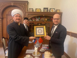 سماحة المفتي يستقبل مستشار سفارة الجمهورية التركية بموسكو