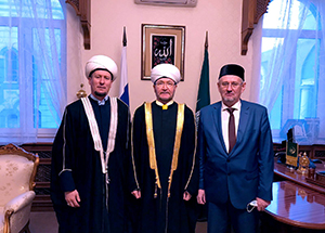 Муфтий Шейх Равиль Гайнутдин принял делегацию мусульман Чувашской Республики