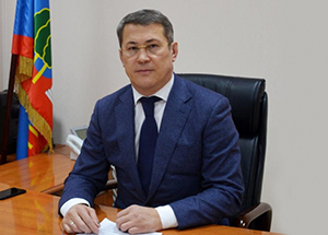 Поздравление Муфтия Шейха Равиля Гайнутдина Радию Хабирову в связи с избранием на должность Главы Республики Башкирия