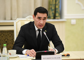 سماحة المفتي يتلقى رسالة شكرمن رئيس تركمانستان يردار بيردي محمدوف