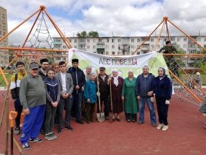  Мусульмане Подмосковья приняли участие в эколого-патриотической акции «Лес Победы»