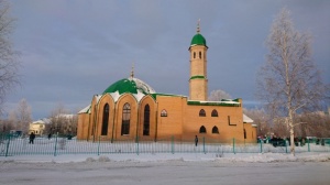 افتتاح مسجد في مدينة ستريجيفوي بمقاطعة تومسك في سيبيريا 