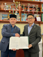 توقيع مذكرة تعاون في مجال صناعة الحلال بين مسلمي منغوليا وروسيا